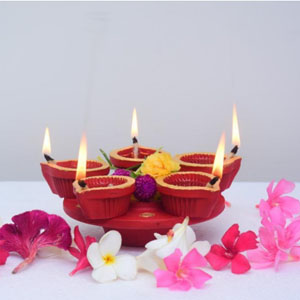 Brass Lotus Kamal Diya, Brass Vilakku for Pooja Decorations and Mandir –  Nutristar